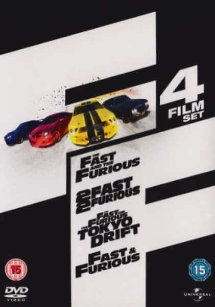 Fast & Furious 4 Disc Dvd Box Set 