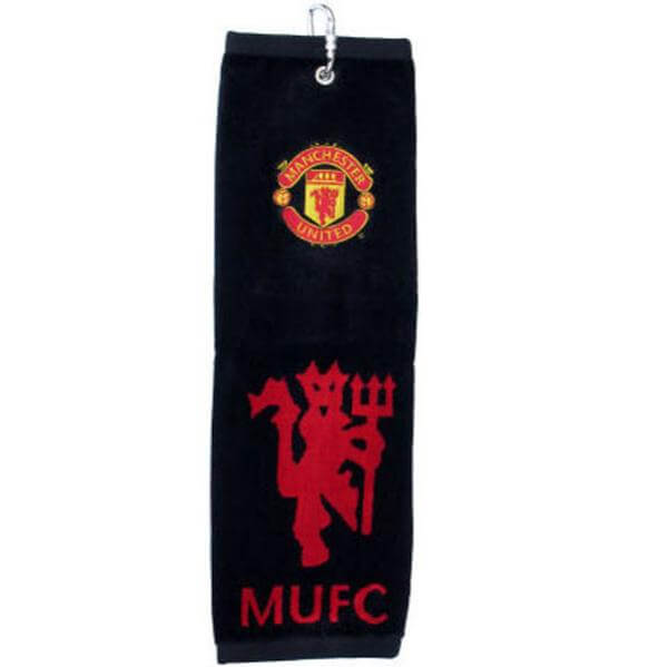 Manchester United FC Golf TriFold Woven Towel Clothing Zavvi US