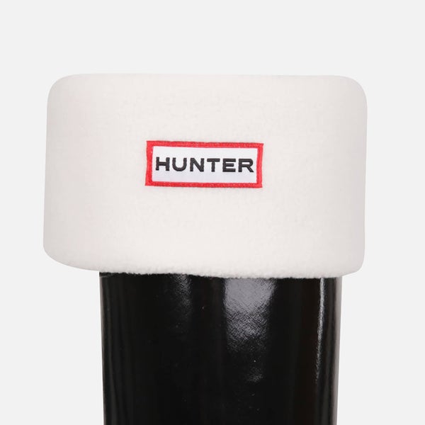 Hunter Unisex Fleece Gummistiefel Socken - Creme