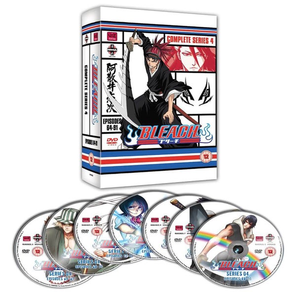 Bleach Complete Series 4 Box Set DVD Zavvi UK