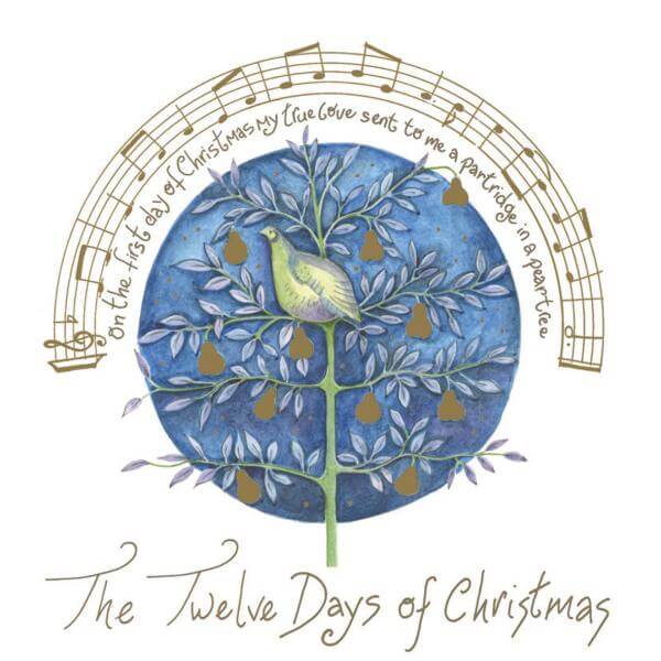 Classic FM Christmas Cards 12 days of christmas Traditional Gifts