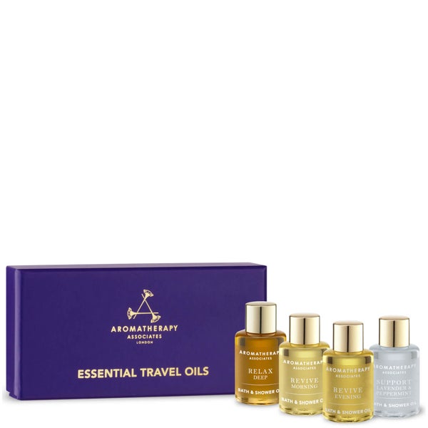 Aromatherapy Associates Essential Travel Oils - 4 x 7.5ml