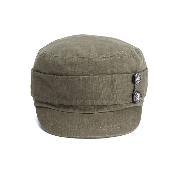 Boardman Bros Women’s Button Detail Porter’s Cap – Khaki