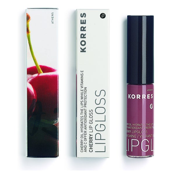 KORRES Cherry Full Color Gloss Natural Purple Natural Purple