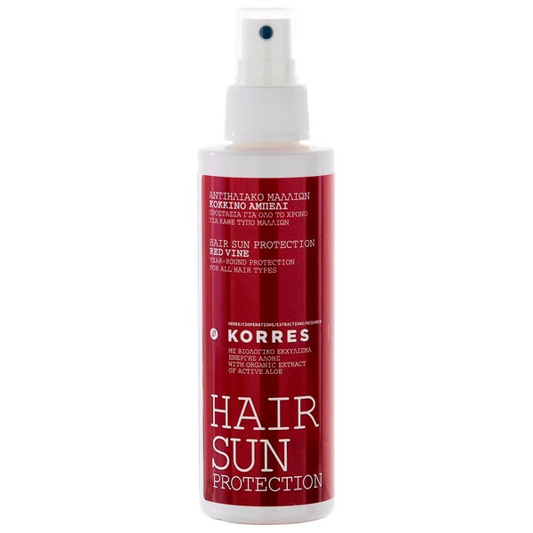 KORRES Natural Red Vine -aurinkosuoja hiuksille 150ml