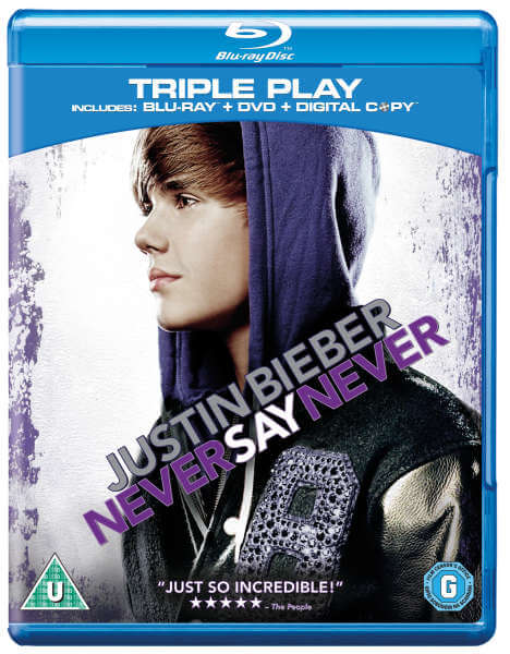 Justin Bieber: Never Say Never - Triple Play (Bevat Blu-Ray, DVD en Digital Copy)