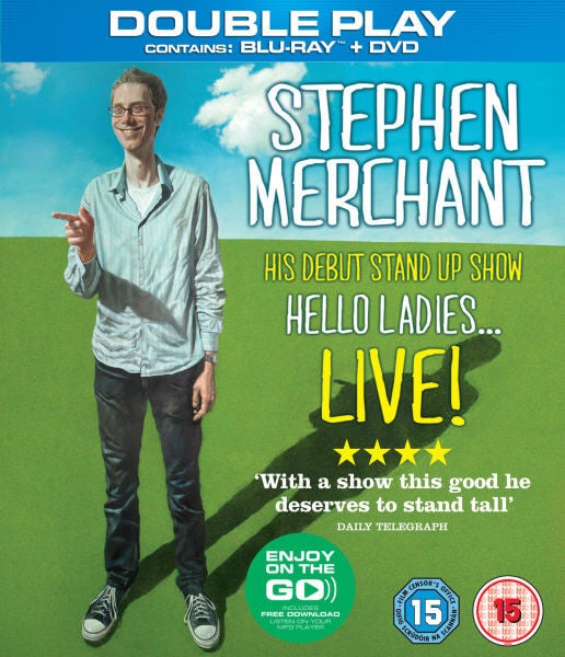 Stephen Merchant Live: Hello Ladies - Double Play (Blu-Ray and DVD)