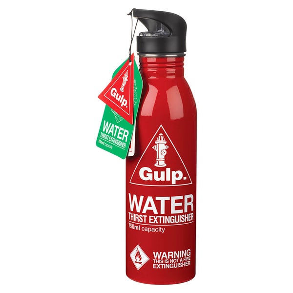 Gulp Fire Extinguisher Waterbottle - Red 