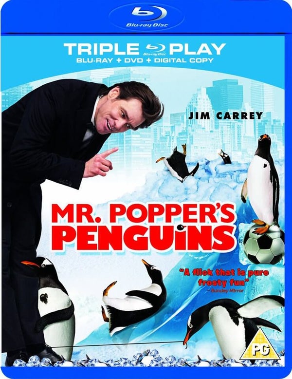 Mr. Poppers Penguins - Triple Play (Blu-Ray, DVD en Digital Copy)