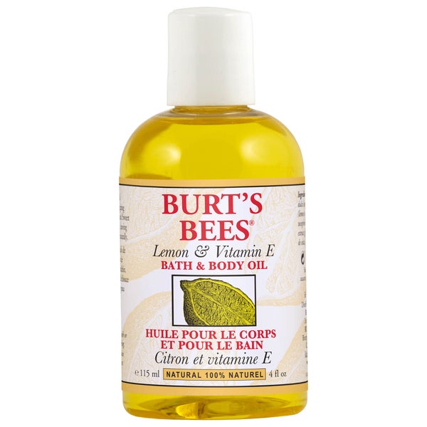 Burt's Bees Lemon & Vitamin E Bath & Body Oil -kylpy- ja vartaloöljy (115ml)