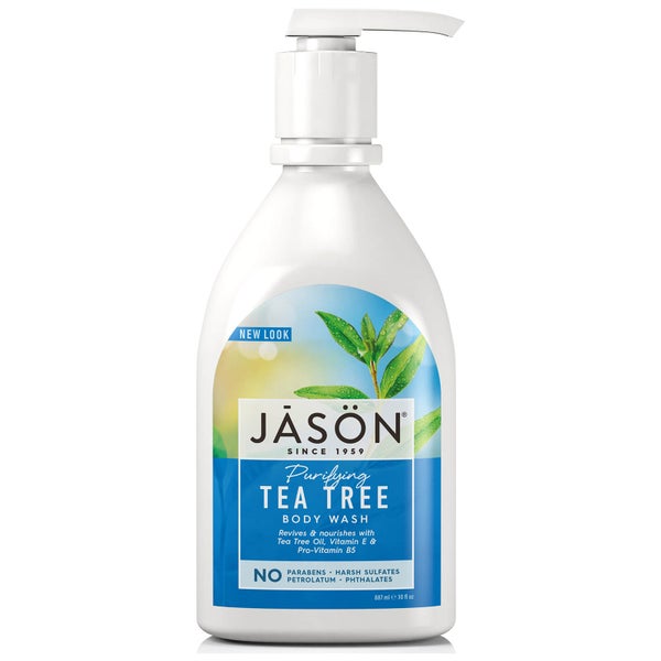 JASON oczyszczający żel do mycia ciała z wyciągiem z drzewa herbacianego 887 ml