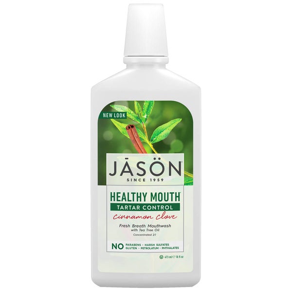 Elixir Bocal para Controlo do Tártaro Healthy Mouth da JASON 473 ml