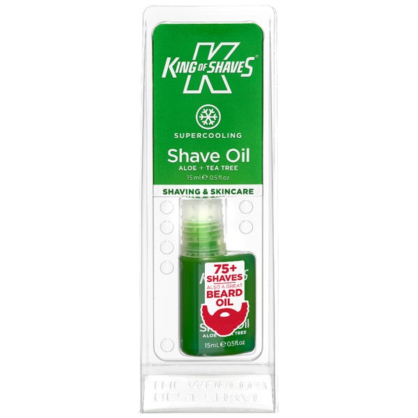 King Of Shaves Alphaoil Shave Oil - Cooling Menthol (15ml)