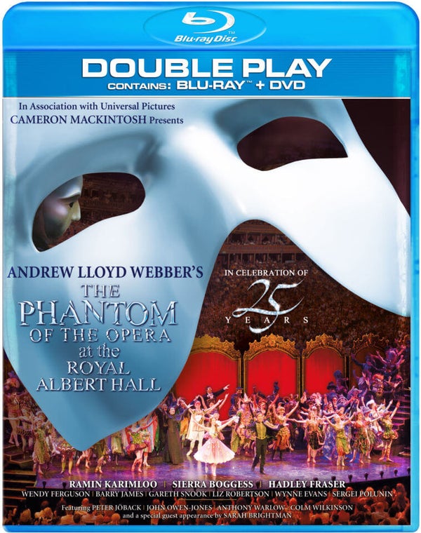 The Phantom Of The Opera at The Royal Albert Hall - Double Play (Blu-Ray en DVD)