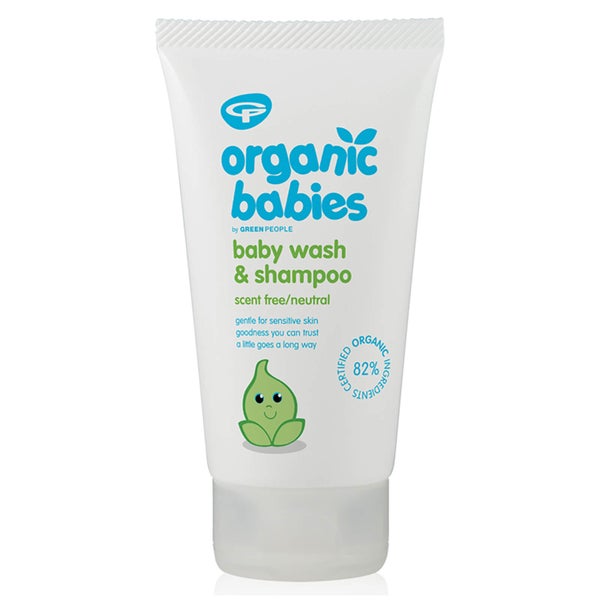 Green People No Scent Baby Wäsche & Shampoo (150ml)