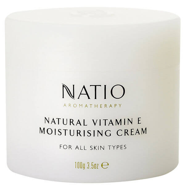 Natio Natural Vitamin E Moisturising Cream krem nawilżający z witaminą E (100 g)