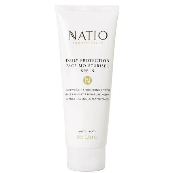 Hydratant pour le visage Protection quotidienne Spf15 de Natio (100g)
