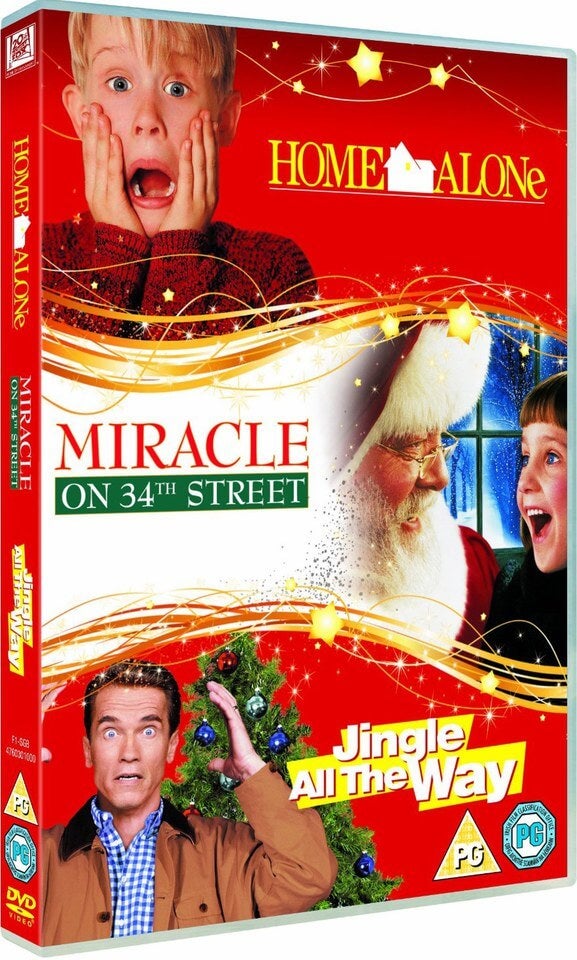 Family Christmas Triple: Home Alone / Miracle on 34th Street / Jingle All the Way