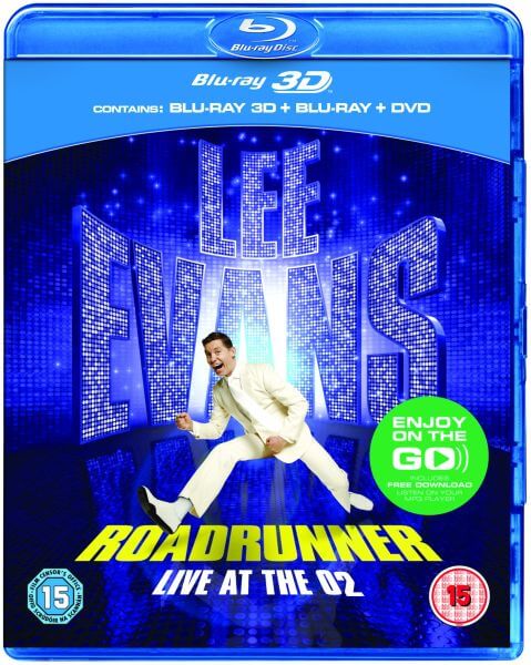 Lee Evans: Roadrunner - Live at O2 3D (Bevat 3D Blu-Ray, 2D Blu-Ray and DVD)