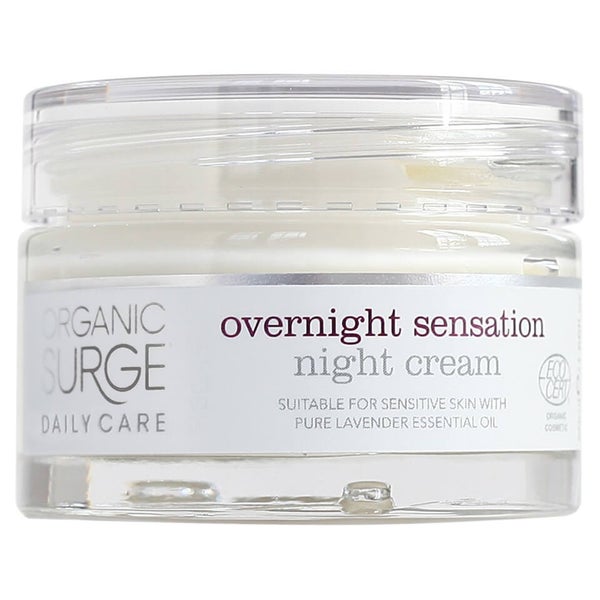 Organic Surge Daily Care Overnight Sensation Night Cream -yövoide (50ml)