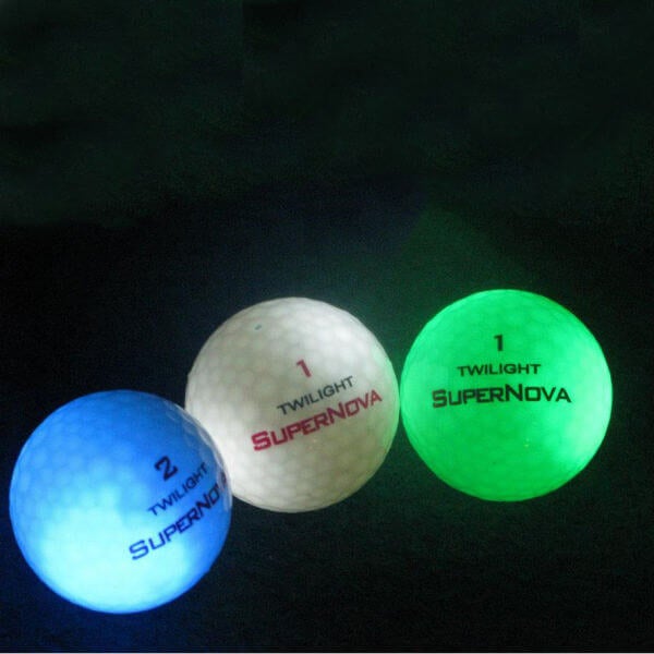 Twilight Supernova Glowing Tracer Golf Balls - Pack of 3