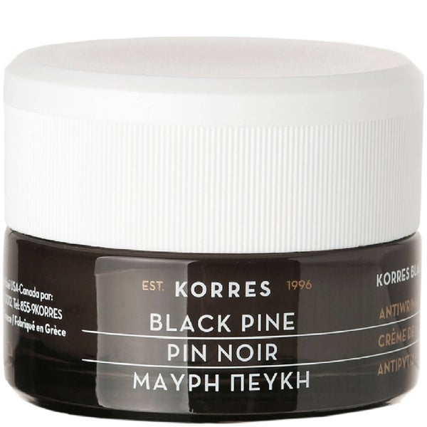 Crema de noche antiarrugas reafirmante KORRES Black Pine - piel mixta/grasa 40ml