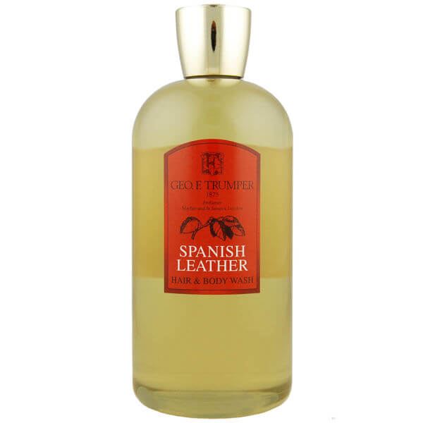 Geo. F. Trumper Travel Spanish Leather Hair and Body Wash 500ml