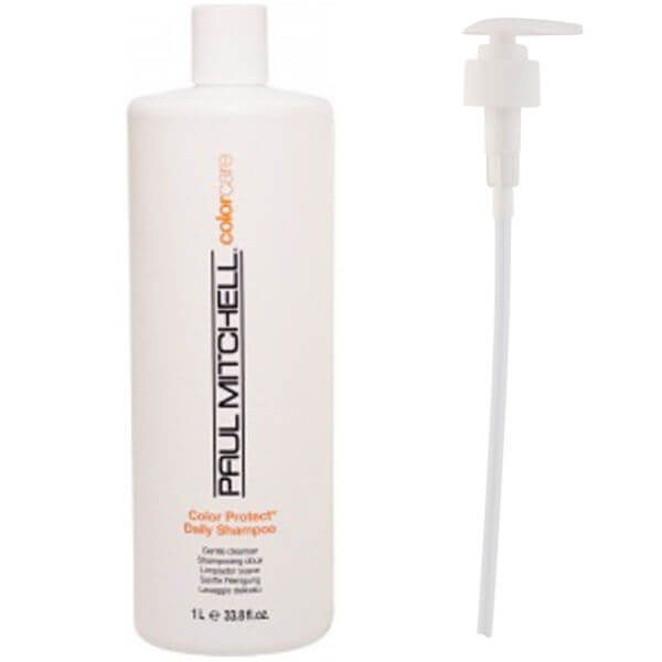 Paul Mitchell Colour Protect Daily Shampoo (1000 ml) with Pump (Bundle)