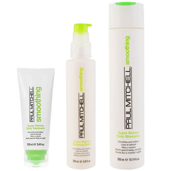 Paul Mitchell Super Skinny Trio- Shampoo, Daily Treatment & Relaxing Balm