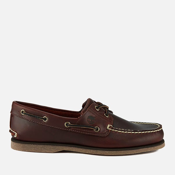 Timberland Men's Classic 2-Eye Boat Shoes - Rootbeer Smooth - UK 7