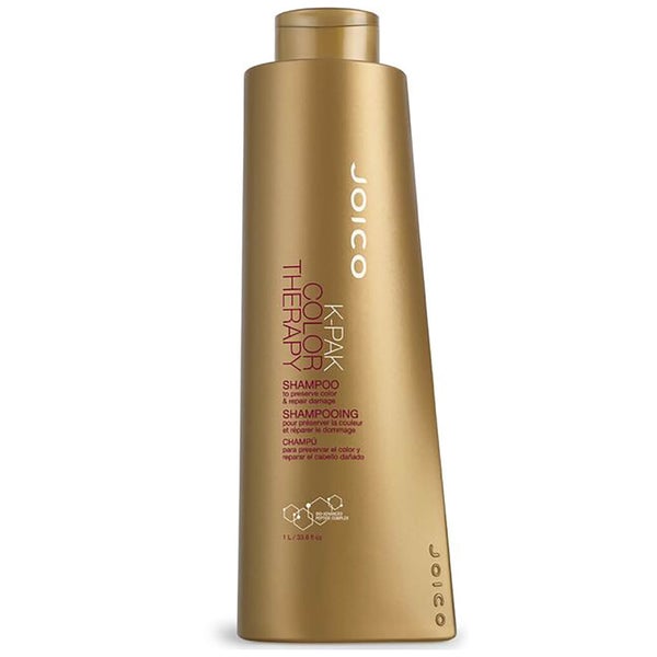 Joico K-Pak Color Therapy Shampoo (1000ml)  - （價值 46.50 英鎊）