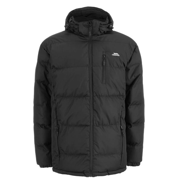 Trespass Men's Clip Waterproof Padded Coat - Black