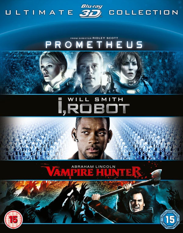 Prometheus / I Robot / Abraham Lincoln 3D Collection