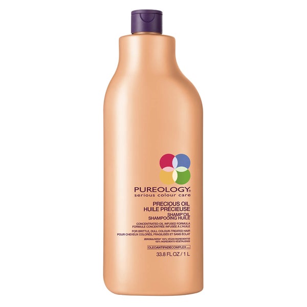Pureology Precious Oil shampoing adoucissant cheveux colorés (1000ml)