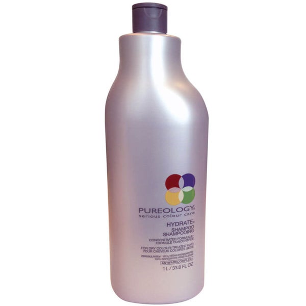 Pureology Pure Hydrate -shampoo (1000ml) pumppupullossa