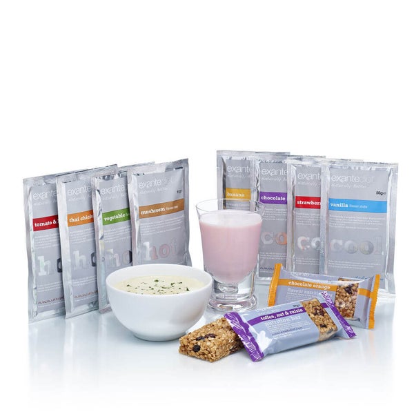 Exante Diet 6 Week Bars, Shakes, Soups & Ready Meals Pack
