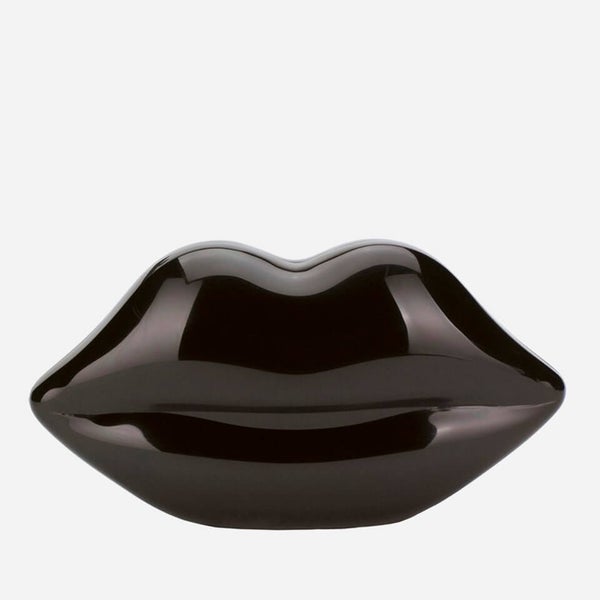 Lulu Guinness Women's Lips Perspex Clutch Bag - Black