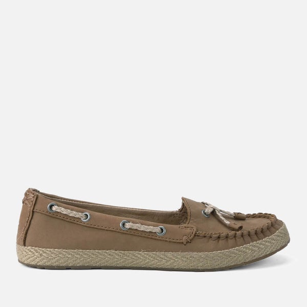 UGG Women's Chivon Leather Moccasin Shoes - Chestnut