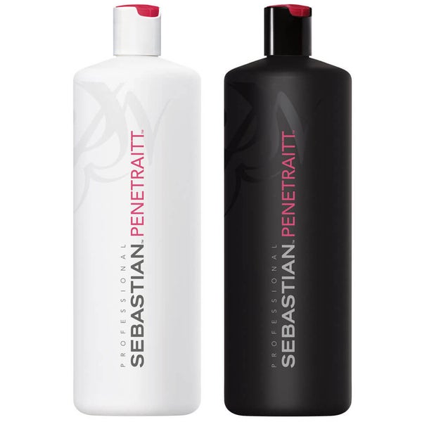 Sebastian Professional Penetraitt Shampoo and Conditioner(세바스찬 프로페셔널 페네트레이트 샴푸 앤 컨디셔너 2 x 1000ml)