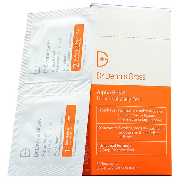 Dr Dennis Gross Skincare Alpha Beta Universal Daily Peel (Pack of 30, Worth $102)