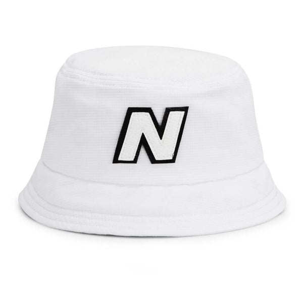 New Balance Unisex Glasto Ripstop Bucket Hat - Polyester Ripstop White