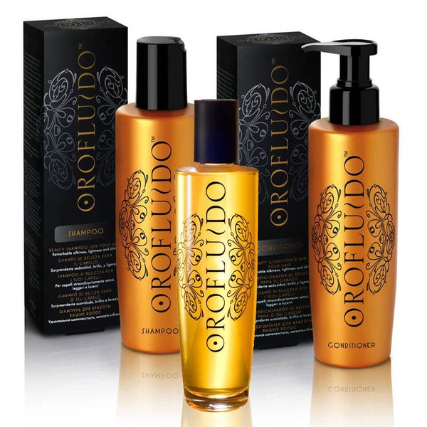 Orofluido Shampoo, Conditioner og Elixir Trio (Bundle)