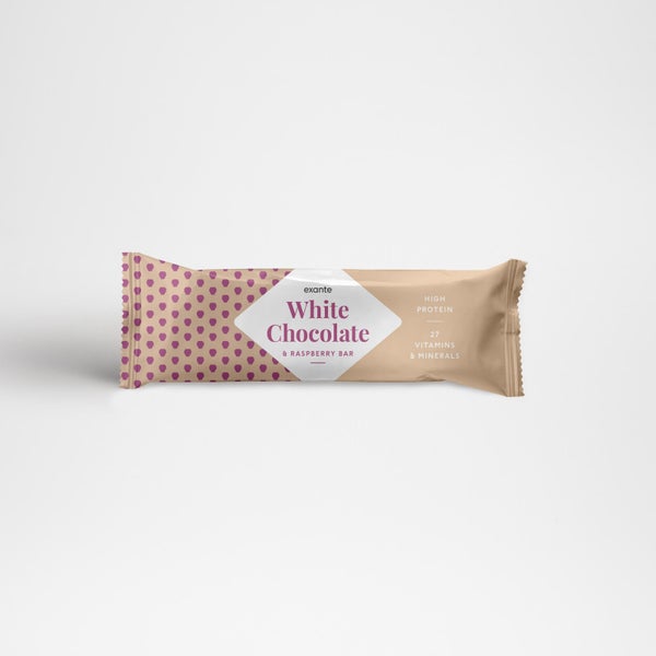 Weiße Schokolade & Himbeer Riegel