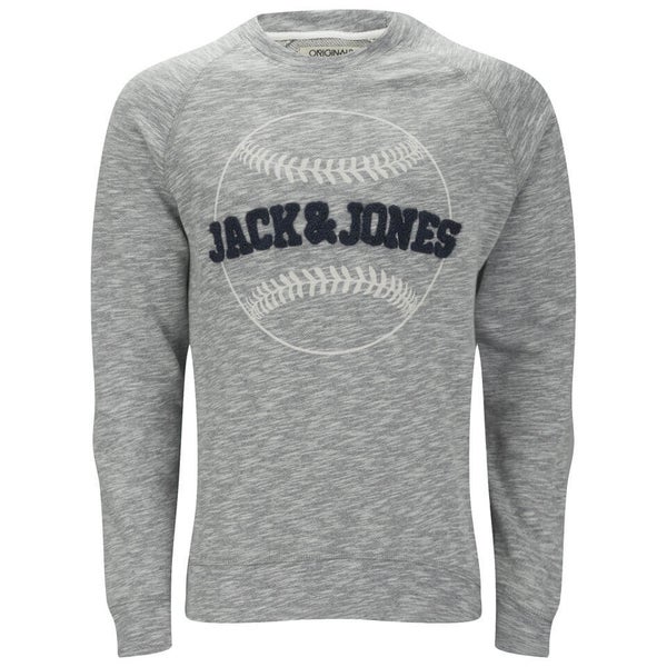 Jack & Jones Men's Fast Fashion Earnest Sweater - Grey Marl