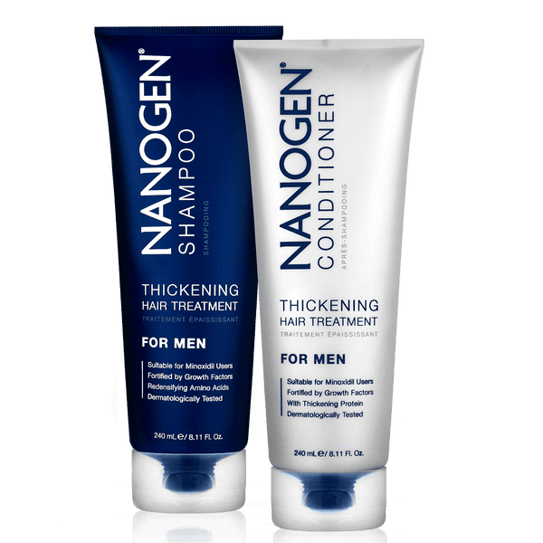 Nanogen Thickening Treatment Shampoo and Conditioner Bundle for Men 
