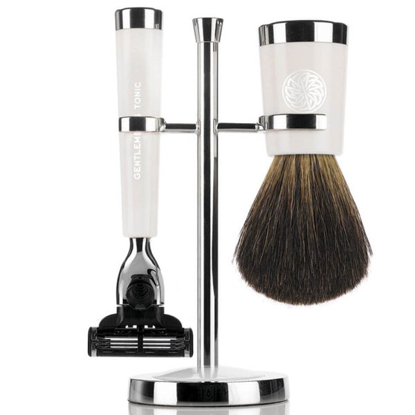 Набор аксессуаров для бритья Gentlemen's Tonic Savile Row Set - Ivory
