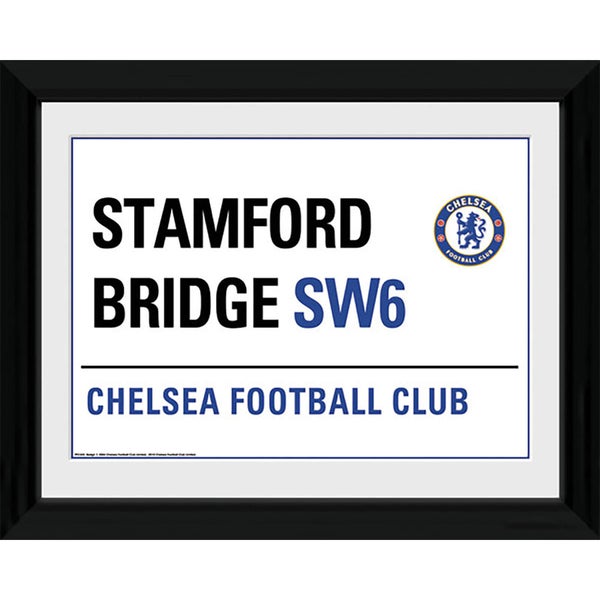 Chelsea Street Sign - 16"" x 12"" Framed Photographic