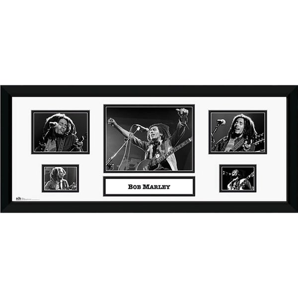 Bob Marley Storyboard - 30"" x 12"" Framed Photographic