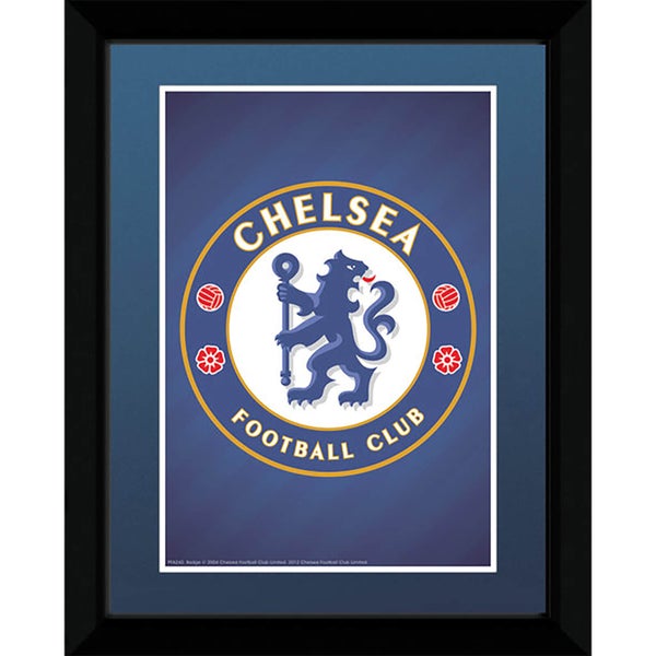 Chelsea Club Crest - 8"" x 6"" Framed Photographic