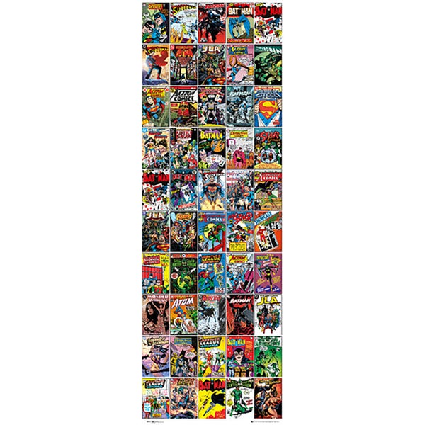 DC Comics Comic Covers - Door Poster - 53 x 158cm